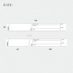 宛名シール スリム シンプル 宛名ラベル 8枚目の画像