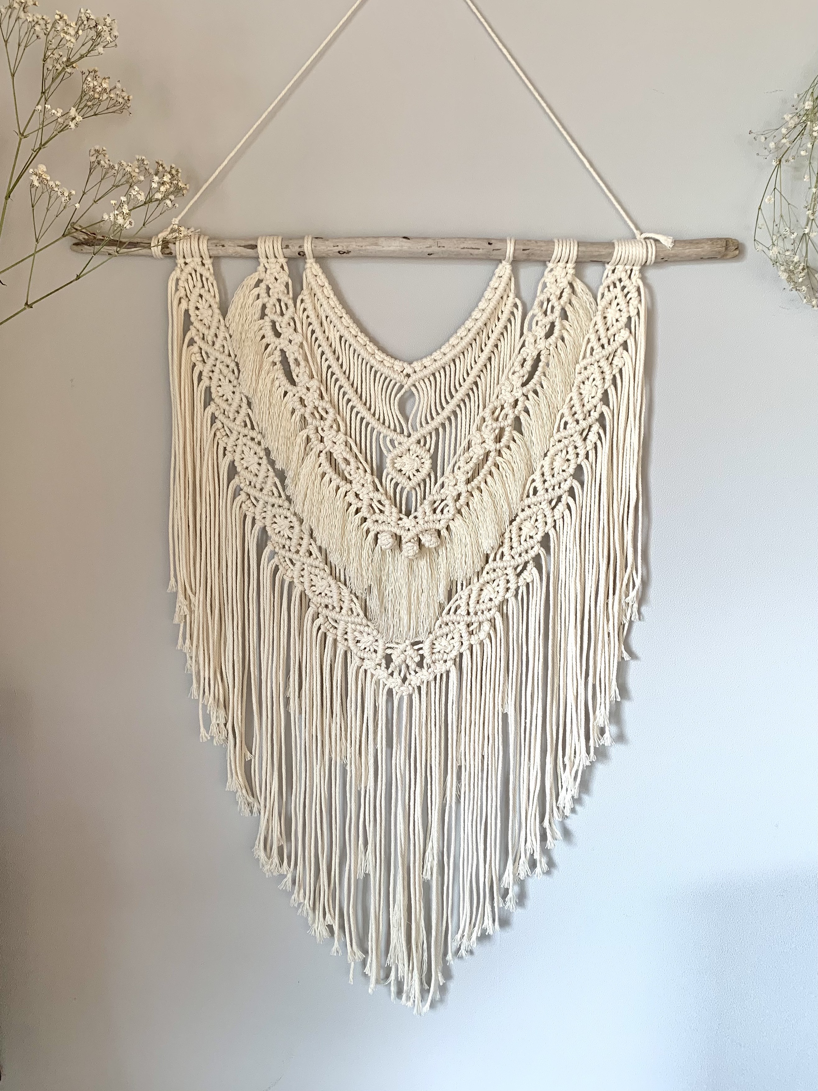 大型　マクラメタペストリー