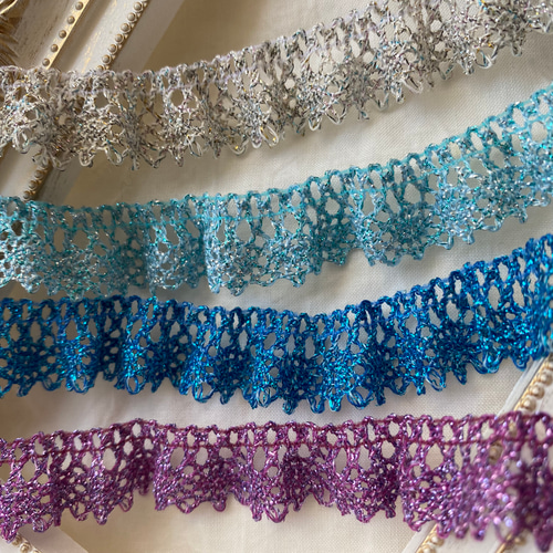 50㎝〜】FC-0349 フリルレース フリル ブレード レース レースリボン