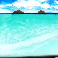 【受注制作】Lanikai Moku Lua(Twin Island in Heavenly Sea/天国の海の双子島) 5枚目の画像