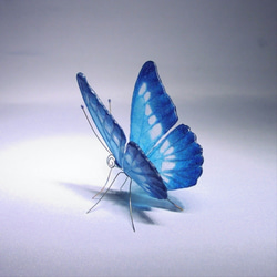 《再販》ガラスの蝶 モルフォ 2枚目の画像