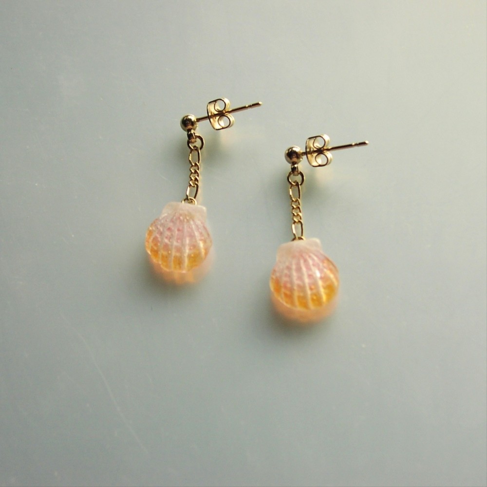 ハワイ　サンライズシェル　ピアス ハワイアンジュエリー サンライズシェルsunrise shell (with