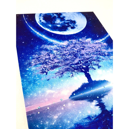 スワロフスキー アートパネル 幻想的なインテリアアートパネル