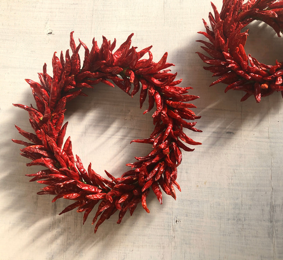 インテリア唐辛子リース インテリア唐辛子リース