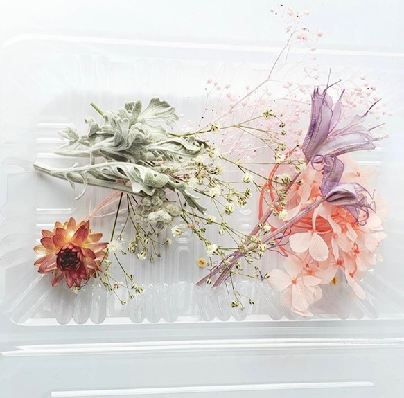紫陽花　花材セット　作成キット　キャンドル　ボタニカル　おうち時間　インスタ映え　サシェ　 2枚目の画像