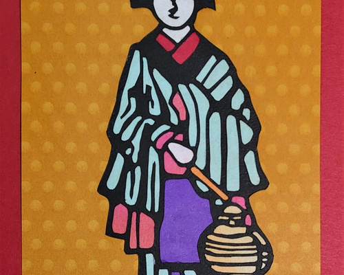 川上澄生 「顔」、大正１５　希少画集より、新品高級額装付 川上澄生 「顔」、大正15希少画集より、新品高級額装付