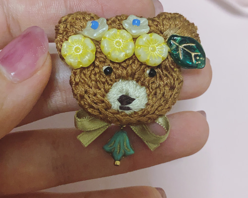 Yama_shop　くま【20】のブローチ Yama_shop くま【20】のブローチ Yama_shop くま【20】のブローチ 楽天