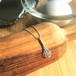 Silver necklace『whisk』 1枚目の画像