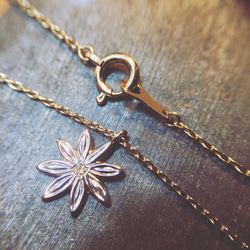 K10/diamond necklace『star anise』 3枚目の画像