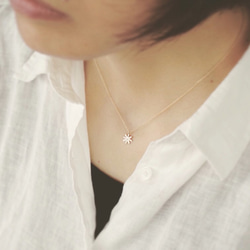 K10/diamond necklace『star anise』 4枚目の画像