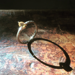 K10/citrine ring『persimmon』 3枚目の画像