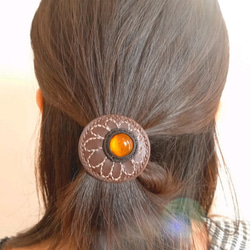 皮、革、レザー ヘアゴム の人気通販｜Creema(クリーマ) ハンドメイド