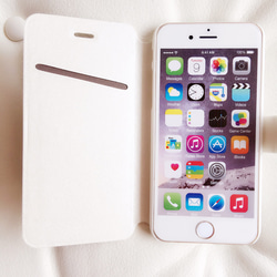 智慧型手機保護殼 [iphonexs XR cxsmax Plus] 花珍珠寶石 [白色小] iPhone 保護套 第2張的照片