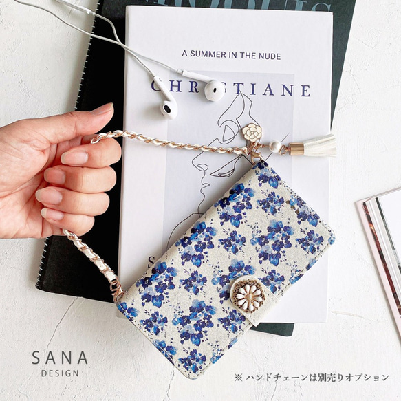 花園藍流蘇手機殼，適用於 iPhone 16 Pro Max、15、14 和 Xs Max 第1張的照片