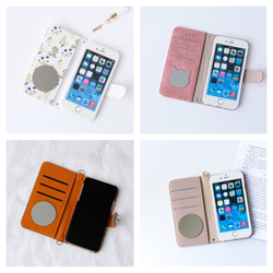 日本製造 鏡面選項 鏡面智慧型手機保護殼 適用於筆記本指南 單獨販售 第3張的照片