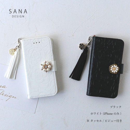 ビジューカメリア★iPhone 6ケース ビジューカメリア☆iPhone 6ケース