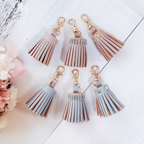 いちごパフェ☆✨ハンドメイドタッセルチャーム約12×4cm AJ imgrc0094644022.jpg