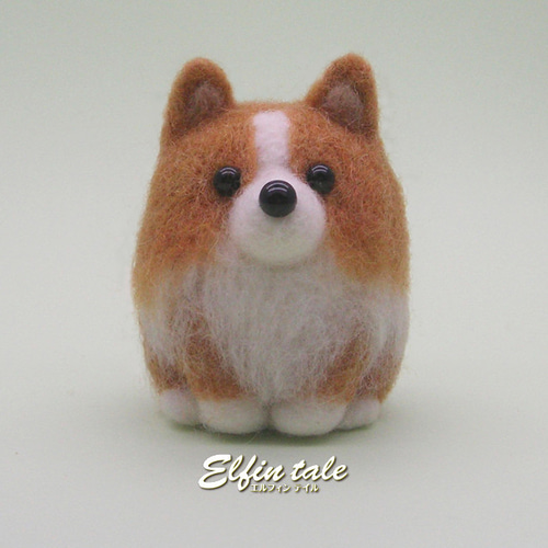 受注制作】わんころころ☆コーギー 羊毛フェルト Elfin tale