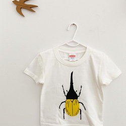 ヘラクレスオオカブト/昆虫Tシャツ/カブトムシ 2枚目の画像