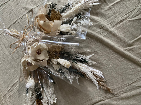 夏のドライフラワー スワッグ （ドライフラワースワッグ 北海道の夏  