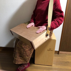 ラップトップカホン、ショルダーカホン、ライブ演奏用、LBD-01EB(エボニー塗装） 5枚目の画像