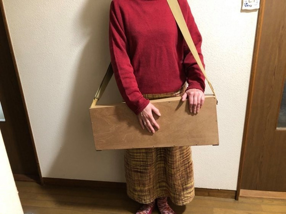 ラップトップカホン、ショルダーカホン、ライブ演奏用、LBD-01EB(エボニー塗装） 6枚目の画像