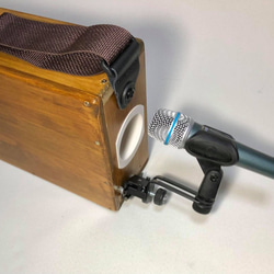 ラップトップカホン、ショルダーカホン、ライブ演奏用、LBD-01EB(エボニー塗装） 11枚目の画像