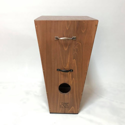 Jazz向カホン、キューバ式カホン、ライブ演奏用、LBD-02EB(エボニー塗装） 2枚目の画像