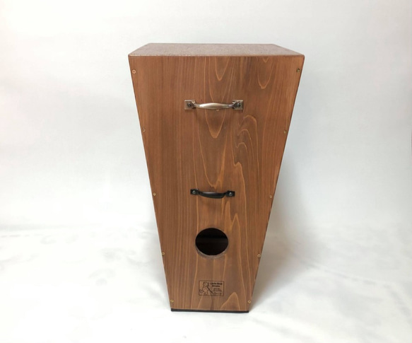 Jazz向カホン、キューバ式カホン、ライブ演奏用、LBD-02EB(エボニー塗装） 2枚目の画像