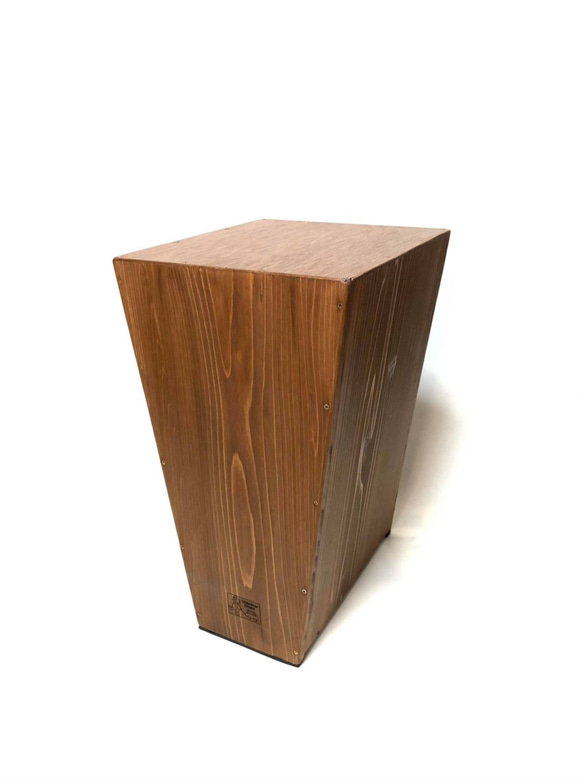 Jazz向カホン、キューバ式カホン、ライブ演奏用、LBD-02EB(エボニー塗装） 3枚目の画像