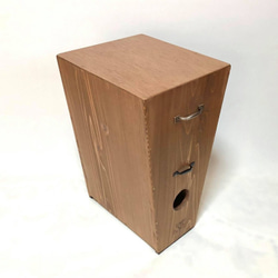 Jazz向カホン、キューバ式カホン、ライブ演奏用、LBD-02EB(エボニー塗装） 4枚目の画像