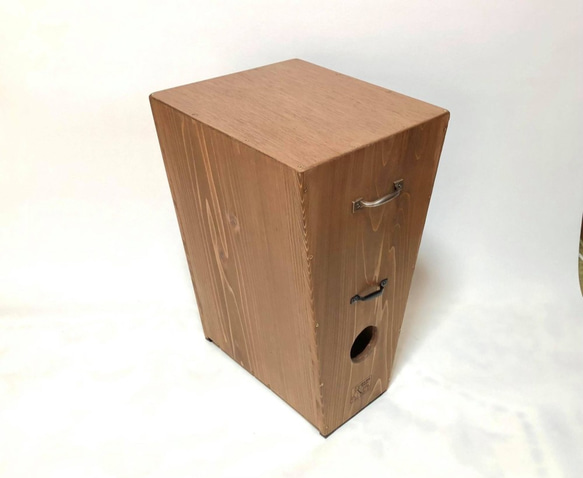 Jazz向カホン、キューバ式カホン、ライブ演奏用、LBD-02EB(エボニー塗装） 4枚目の画像