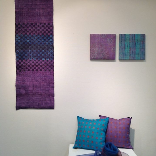 手染め　花タペストリー 手芸屋ハトヤ | 新しい生地入荷しました。 北欧テイストの