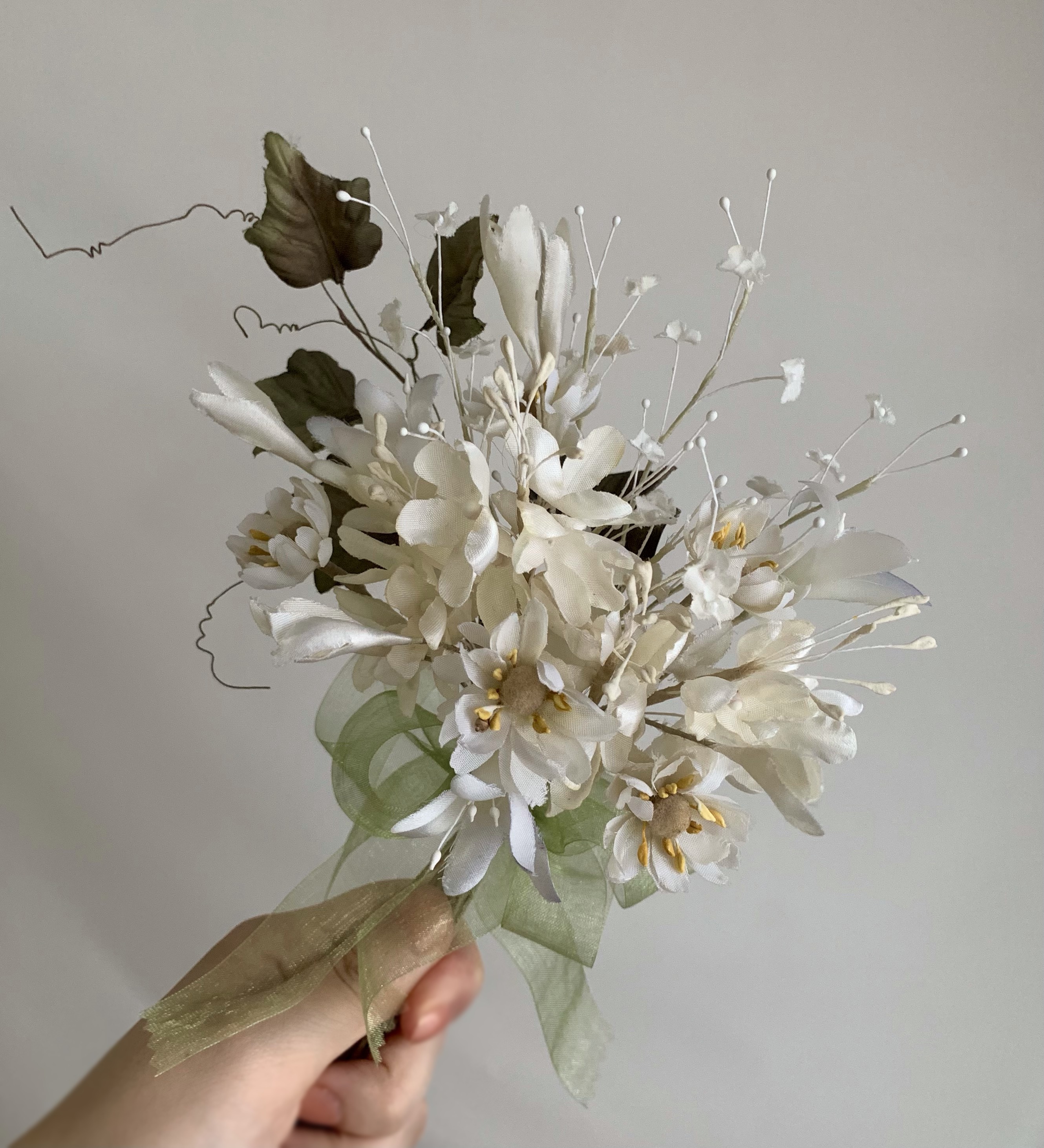 アートフラワーブーケ　絵　絵画　立体　花　布花　ブーケ　花束　プレゼント　机 アートフラワーブーケ 絵 絵画 立体 花 布花 ブーケ 花束