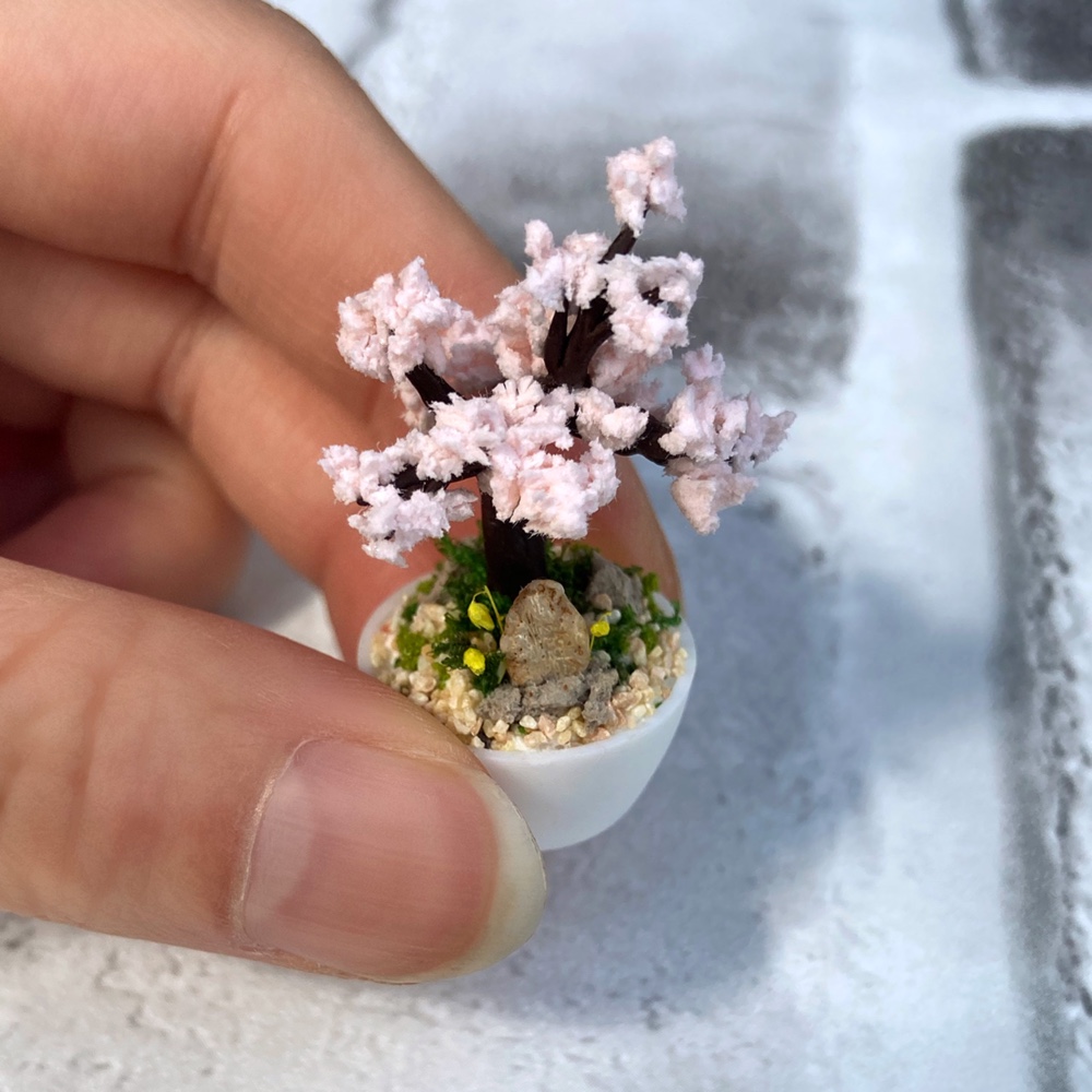 ミニチュア　桜の木 Amazon | siawadeky 20本セット 桜 樹木 ジオラマ 桜の木 鉄道