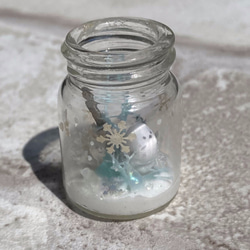 シマエナガと氷の世界のミニチュア[瓶] 6枚目の画像