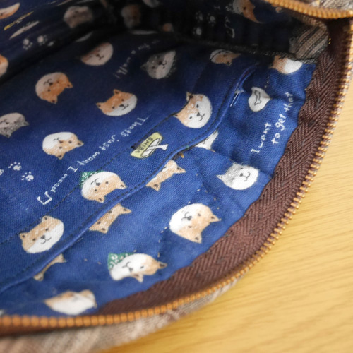 送料無料☆猫ちゃんが可愛いパッチワークキルトのポーチ ポーチ まさ