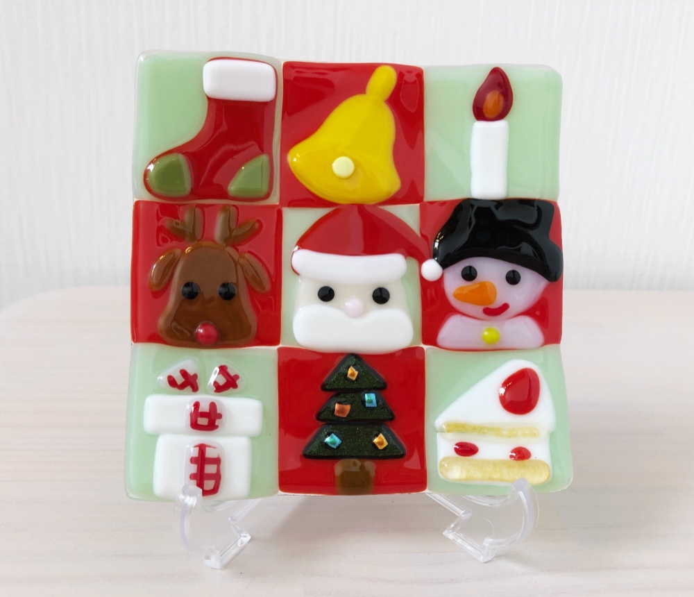 【クリスマス】今日は楽しいクリスマス　なお皿