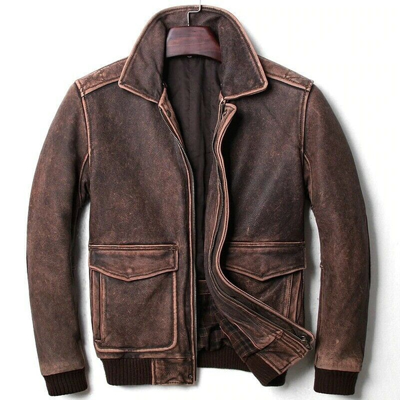 牛革ボンバージャケット Cow Leather Bomber Jacket コート 