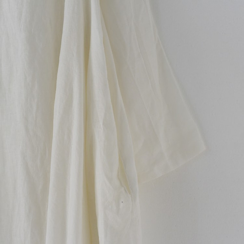 リネンデザインワンピース☆コットンリネンロングワンピース