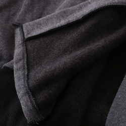 ハイネック☆あったか素材のふんわりオーバーサイズジャケット 4枚目の画像