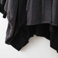 ハイネック☆あったか素材のふんわりオーバーサイズジャケット 10枚目の画像