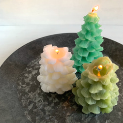 蜜蝋のtree candle 3枚目の画像