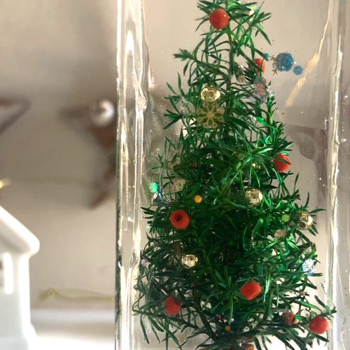 クリスマスツリーのハーバリウム(キラキラクリスマス) ハー