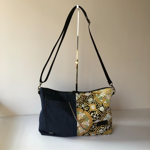 ✨帯リメイク メッセンジャーバッグ ショルダーバッグ ボディーバッグ