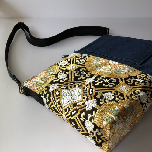 ✨帯リメイク メッセンジャーバッグ ショルダーバッグ ボディーバッグ