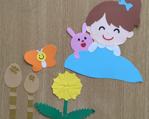 壁面飾り み～子 春 Amazon.co.jp: 製作キット保育 壁面みつばち 壁面春 壁面飾り春