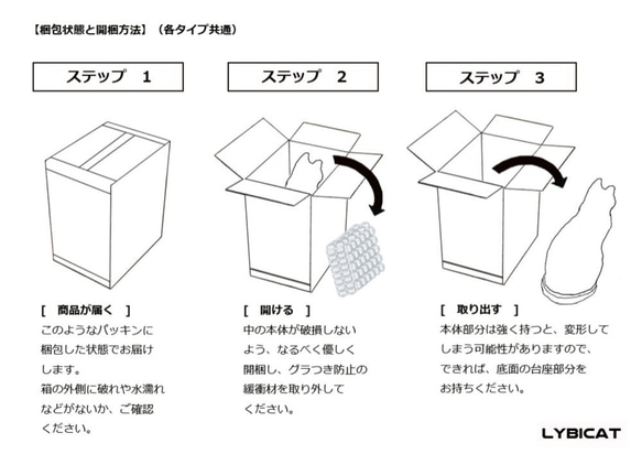 LYBICATランプ　「銅板の猫」（受注製作） 8枚目の画像