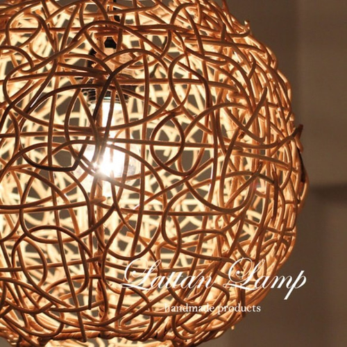 ◇翌日出荷◇ ムードのある間接照明 ラタンペンダントライト L02