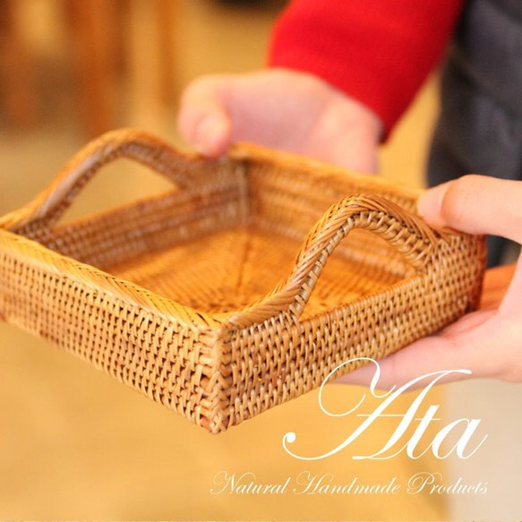 ◆翌日出荷◆　持ち手付きスクエアトレイ♪プレゼントにも最適！ 小物入れ Ａ０６ 8枚目の画像